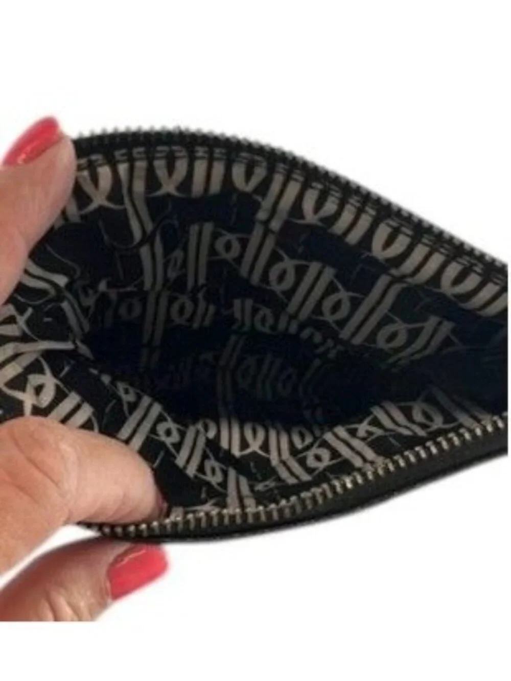 J LO clutch, wristlet, faux leather